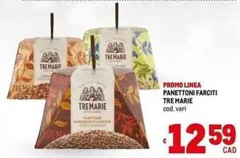 PANETTONI FARCITI TRE MARIE cod. vari