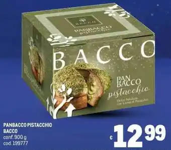PANBACCO PISTACCHIO BACCO conf. 900 g cod. 199777