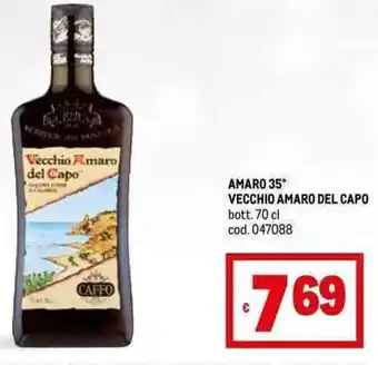 Metro AMARO 35° VECCHIO AMARO DEL CAPO bott. 70 cl cod. 047088 offerta