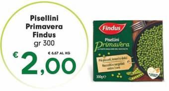 Despar Pisellini Primavera Findus gr 300 offerta