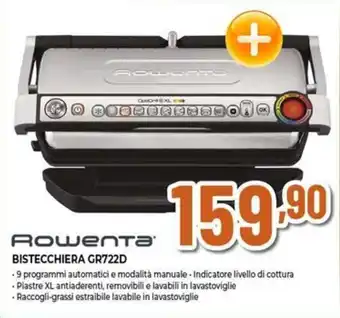Expert Rowenta BISTECCHIERA GR722D offerta
