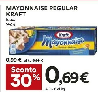 Coop Kraft Mayonnaise Cremosa E Delicata 142 G(ml) offerta
