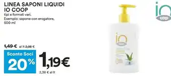 Coop Coop Io Linea Saponi Liquidi offerta