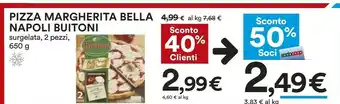 Coop Buitoni Pizza Margherita Bella Napoli 600 G(ml) offerta