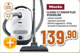 Expert Miele CLASSIC C1 JUNIOR FLEX POWERLINE offerta