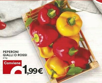 Coop Peperoni Gialli O Rossi offerta
