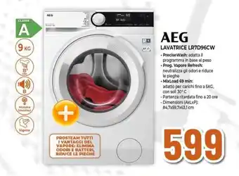 Expert AEG LAVATRICE LR7D96CW offerta