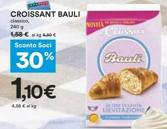 Coop Bauli Il Croissant Classico 240 G(ml) offerta