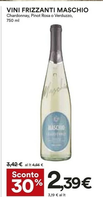 Coop Cantine Maschio - Chardonnay Veneto 750 G(ml) offerta