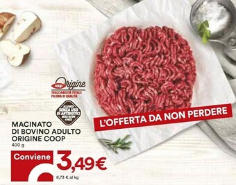 Coop Coop Macinato Di Bovino Adulto offerta