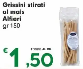 Despar Grissini stirati al mais Alfieri gr 150 offerta