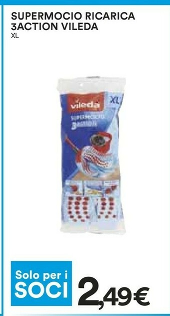 Coop Vileda Supermocio Ricarica 3Action offerta