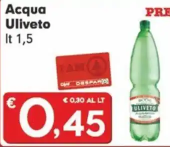 Despar Acqua Uliveto It 1,5 offerta