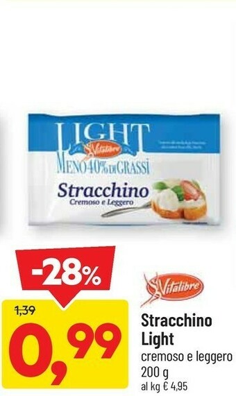 DPiù Vitalibre Stracchino Light offerta