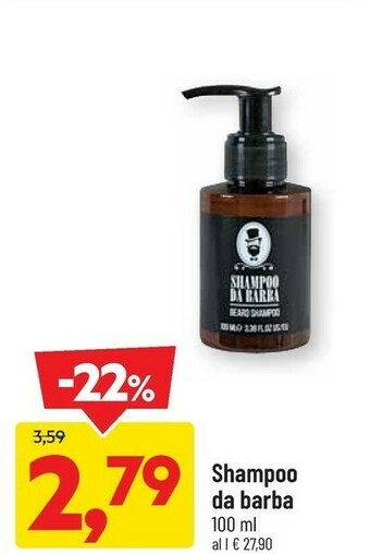 DPiù Shampoo Da Barba offerta
