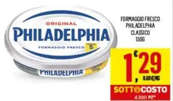 Despar FORMAGGIO FRESCO PHILADELPHIA CLASSICO 150G offerta