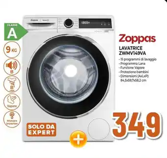 Expert Zoppas LAVATRICE ZWMV149VA offerta
