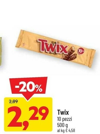 DPiù Mars Twix offerta