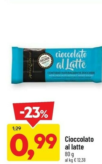 DPiù Cioccolato Al Latte offerta