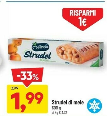 DPiù Melinda Strudel Di Mele offerta