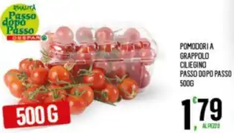 Despar POMODORI A GRAPPOLO CILIEGINO PASSO DOPO PASSO 500G offerta
