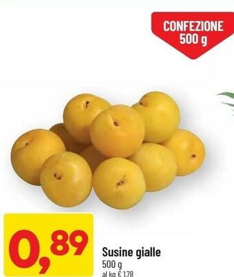 Susine Gialle
