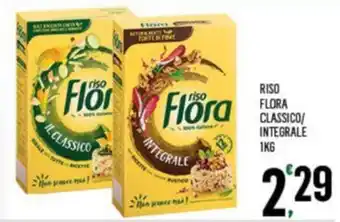 Despar RISO FLORA CLASSICO/ INTEGRALE 1KG offerta