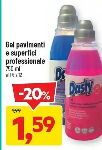DPiù Gel Pavimenti E Superfici Professionale offerta