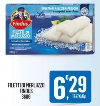 Despar FILETTI DI MERLUZZO FINDUS 360G offerta