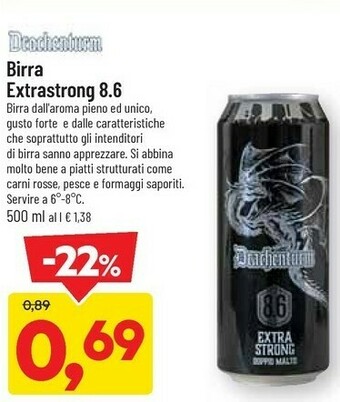 Extrastrong 8.6 Birra