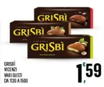 Despar GRISBI VICENZI VARI GUSTI DA 112G A 150G offerta