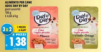 Tigros ALIMENTO PER CANE ADOC DAY BY DAY gusti assortiti 100 g offerta