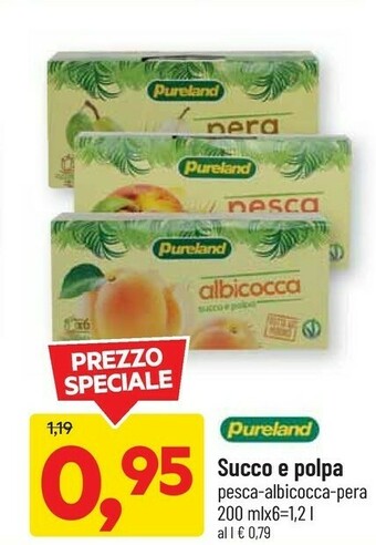 DPiù Pureland Succo E Polpa offerta