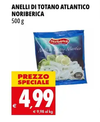 Tigros ANELLI DI TOTANO ATLANTICO NORIBERICA 500 g offerta