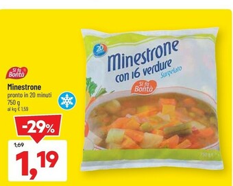 DPiù Si fa bontà Minestrone offerta