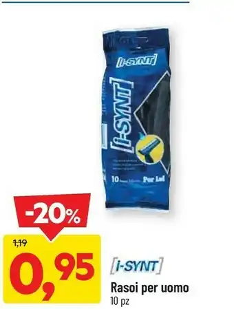 DPiù [i-synt] Rasoi Per Uomo offerta