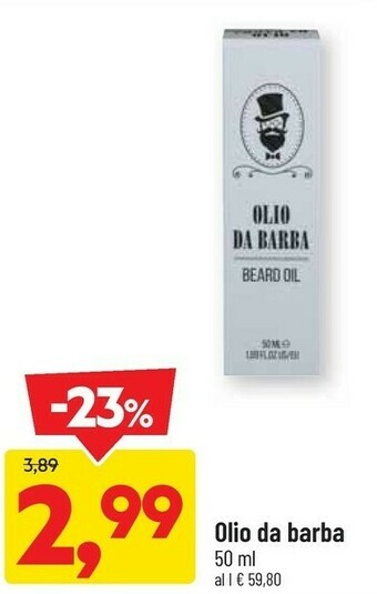 DPiù Olio Da Barba offerta