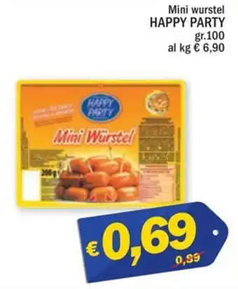Ard Discount Mini wurstel HAPPY PARTY gr.100 offerta
