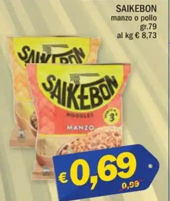 Ard Discount SAIKEBON manzo o pollo gr.79 offerta