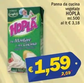Ard Discount Panna da cucina vegetale HOPLÀ ml 500 offerta