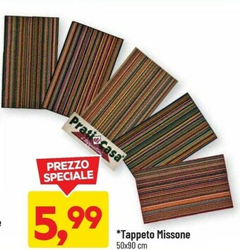 DPiù Tappeto Missone offerta