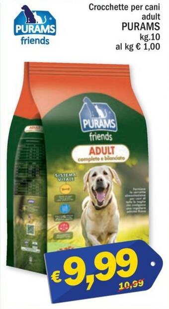 Ard Discount Crocchette per cani adult PURAMS kg.10 offerta