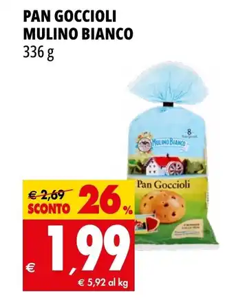 Tigros PAN GOCCIOLI MULINO BIANCO 336 g offerta