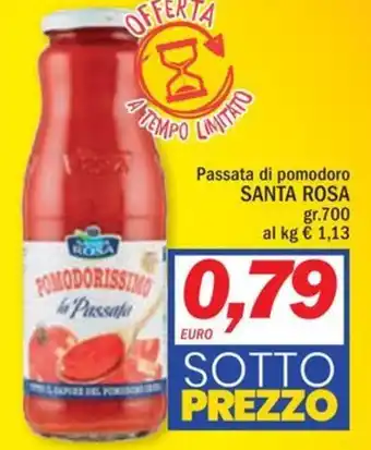 Ard Discount Passata di pomodoro SANTA ROSA gr.700 offerta