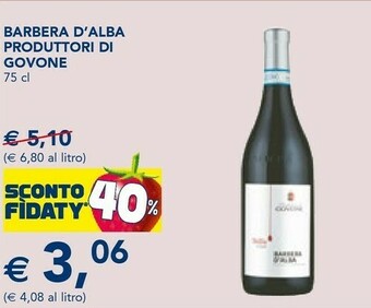 Esselunga Barbera D'alba Produttori Di Govone offerta