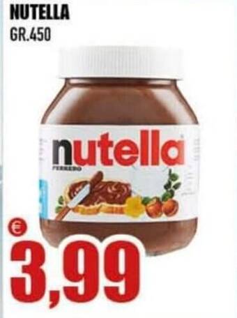 Euromarket Carandente NUTELLA GR. 450 offerta