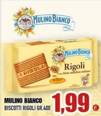 MULINO BIANCO BISCOTTI RIGOLI GR.400