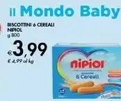 Bennet Nipiol Biscottini 6 Cereali 800 G(ml) offerta
