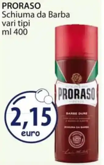 Acqua & Sapone PRORASO Schiuma da Barba vari tipi ml 400 offerta