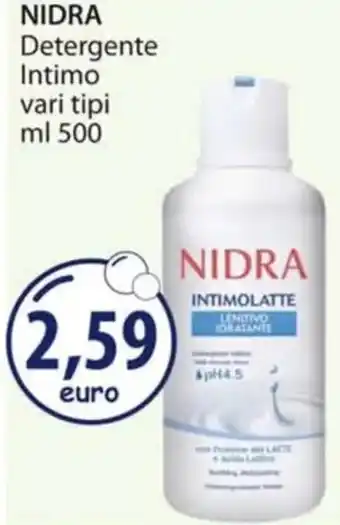 Acqua & Sapone NIDRA Detergente Intimo vari tipi ml 500 offerta